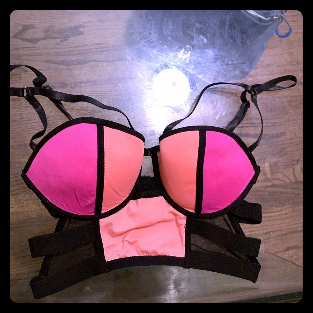 Orange/pink bralette